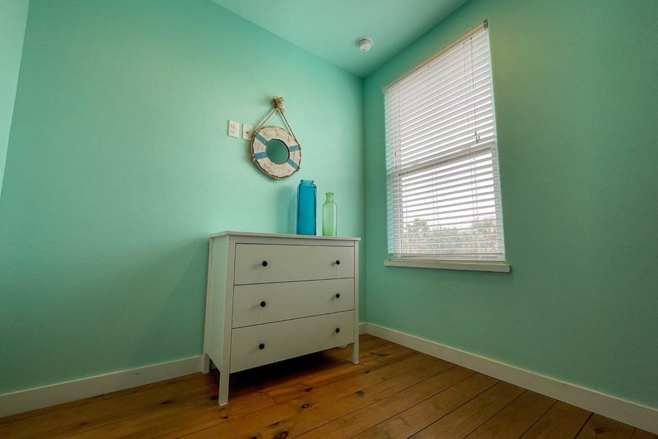 Fourth bedroom is perfect for the kids. Tons of storage in the dresser.