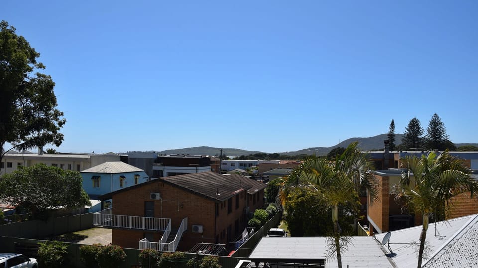 View from balcony.