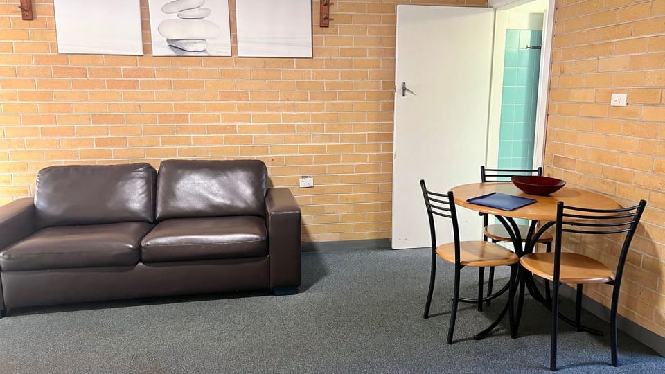 Living and dining area.