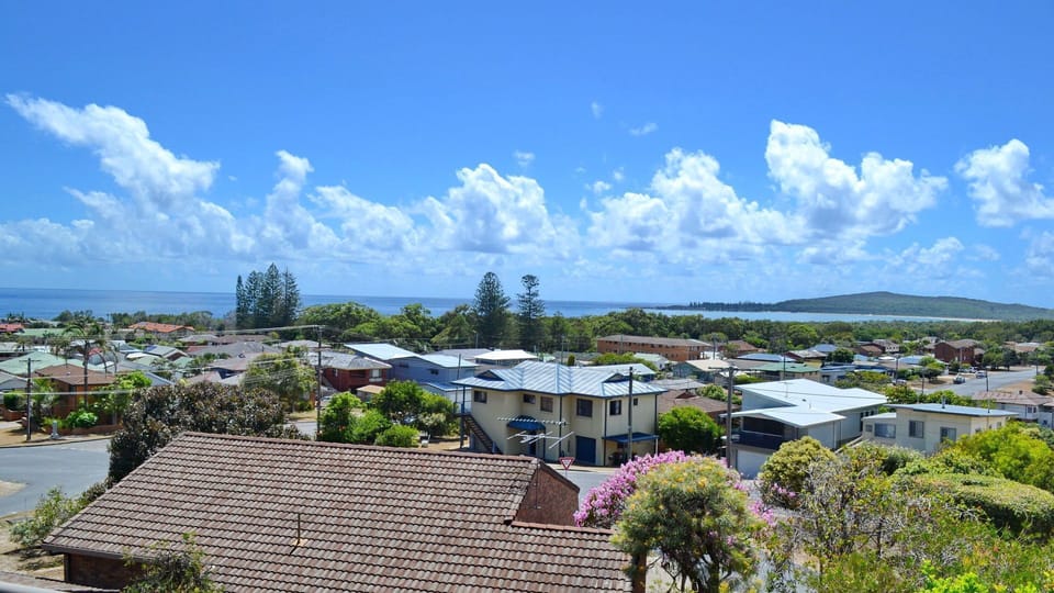 View from balcony.