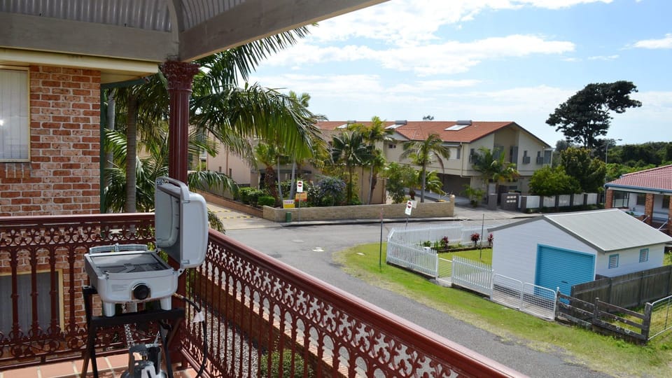 Front balcony. 