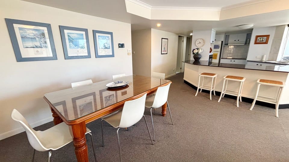 Dining area and kitchen. 