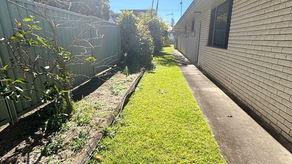 Side of property. 