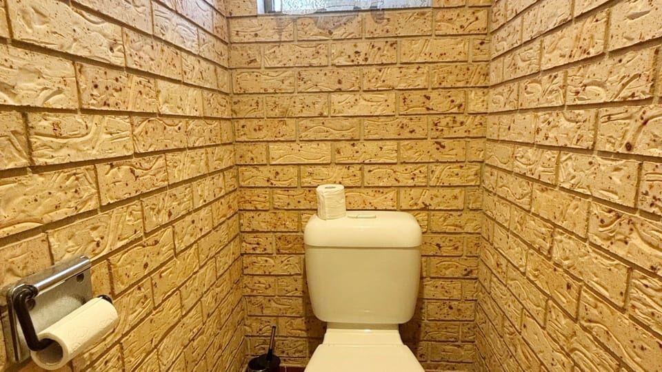 Separate toilet. 
