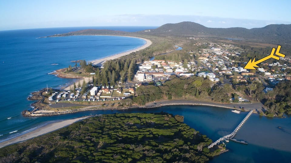 Aerial photo of property location.