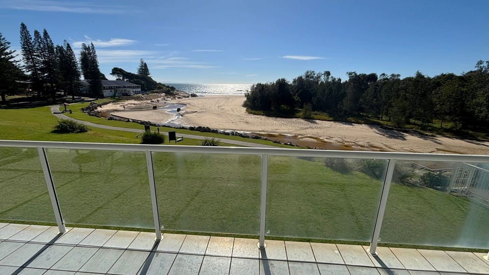 View from balcony. 