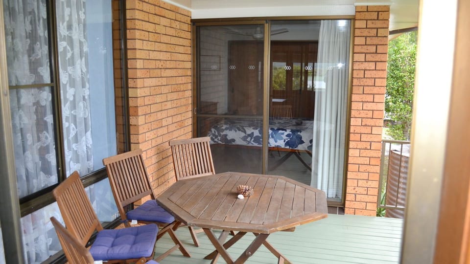 Back deck.