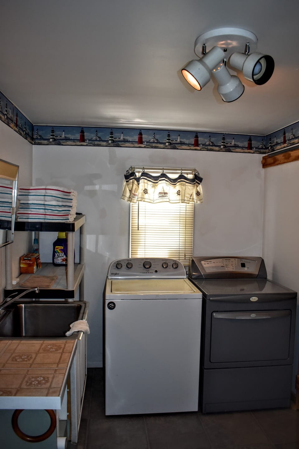 #2 Downstairs full bath and Laundry room 