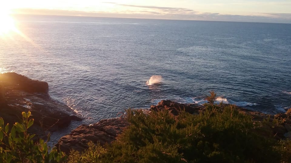 Beautiful coastline within a minutes walk