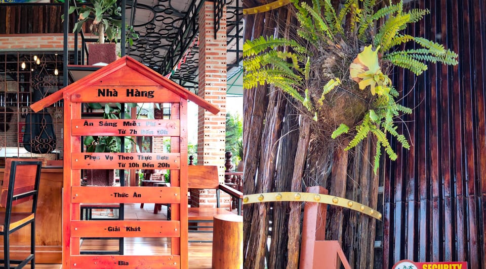 Breakfast, lunch and dinner served