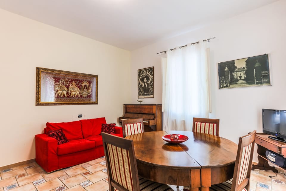 Apartment, 1 Bedroom | Living area | LCD TV