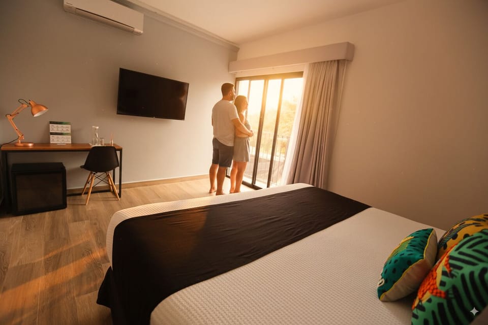 Pillowtop beds, minibar, in-room safe, individually decorated