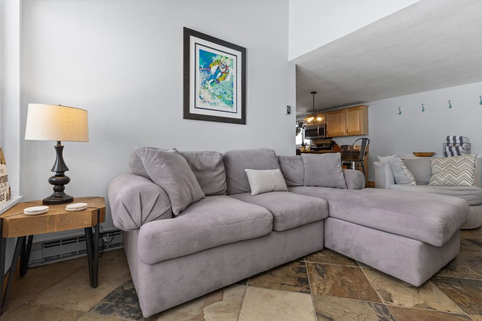 Relax on the comfy furniture