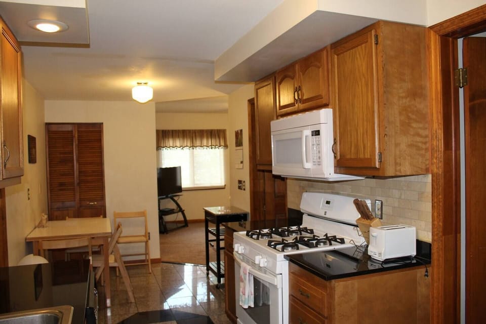 Gas stove and over the range microwave