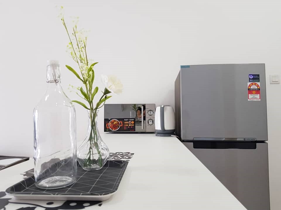 2-Bedroom Apartment with Balcony | Private kitchen | Coffee/tea maker, fridge, stovetop, electric kettle
