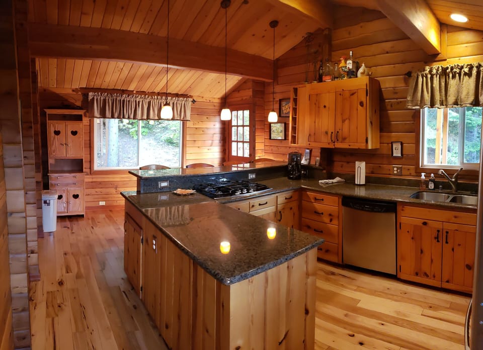 Alternate view of the kitchen.