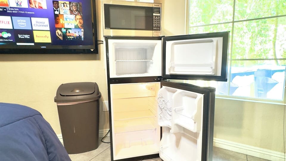 Mini fridge with freezer — guest house amenities in Henderson NV near Las Vega