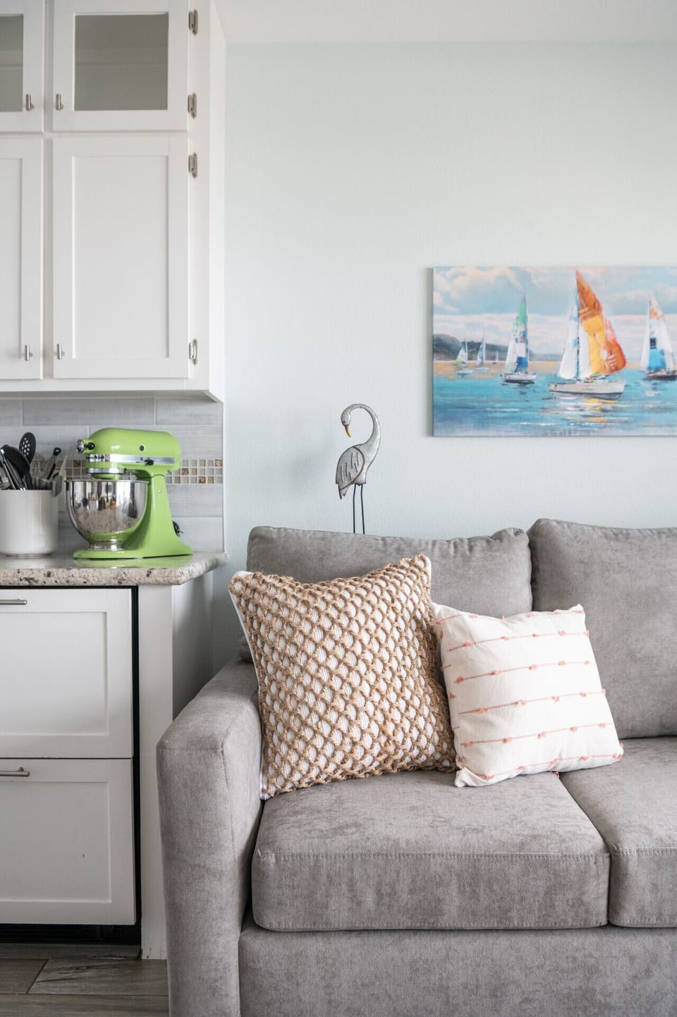 A Stay Above The Rest signature touch—your remodeled Galveston condo includes a KitchenAid stand mixer for beach-weekend baking.