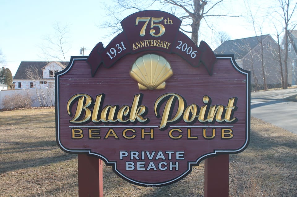 Black Point is a Private Beach Association