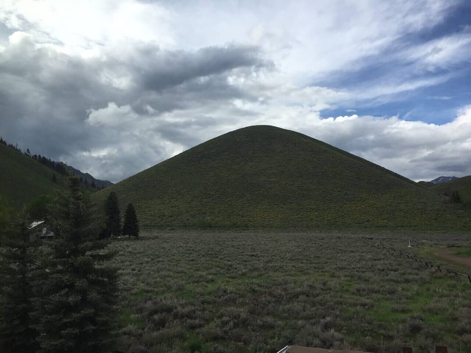 Mountain views from master bedroom