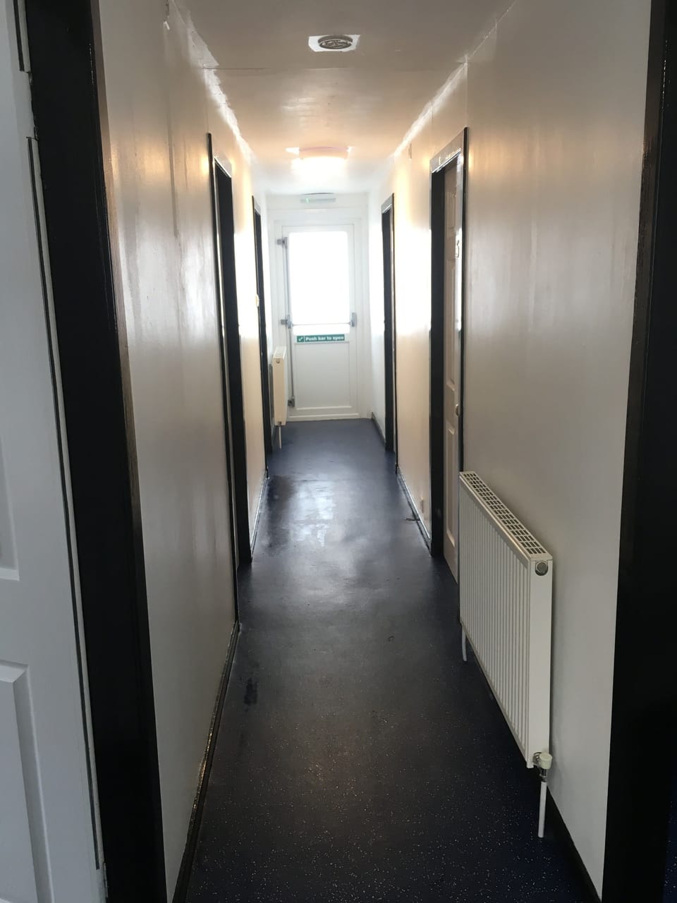 Interior entrance
