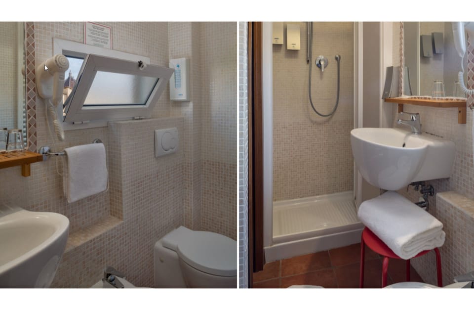 Single Room | Bathroom | Free toiletries, hair dryer, towels