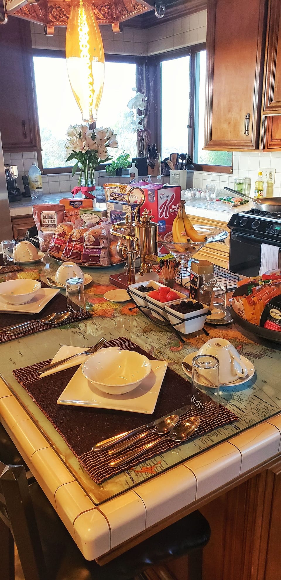Shared fridge, microwave, electric kettle