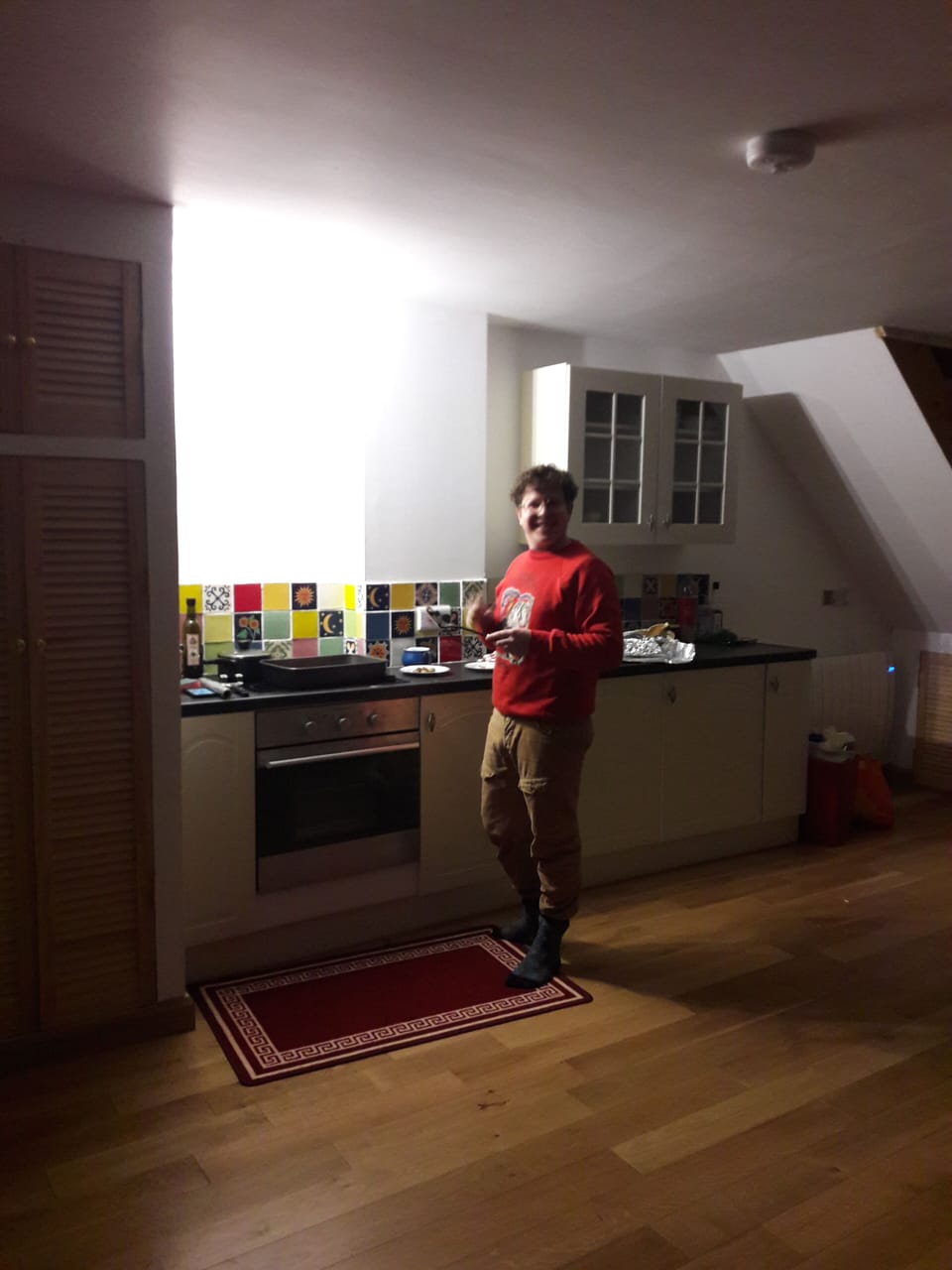 Busy in the kitchen