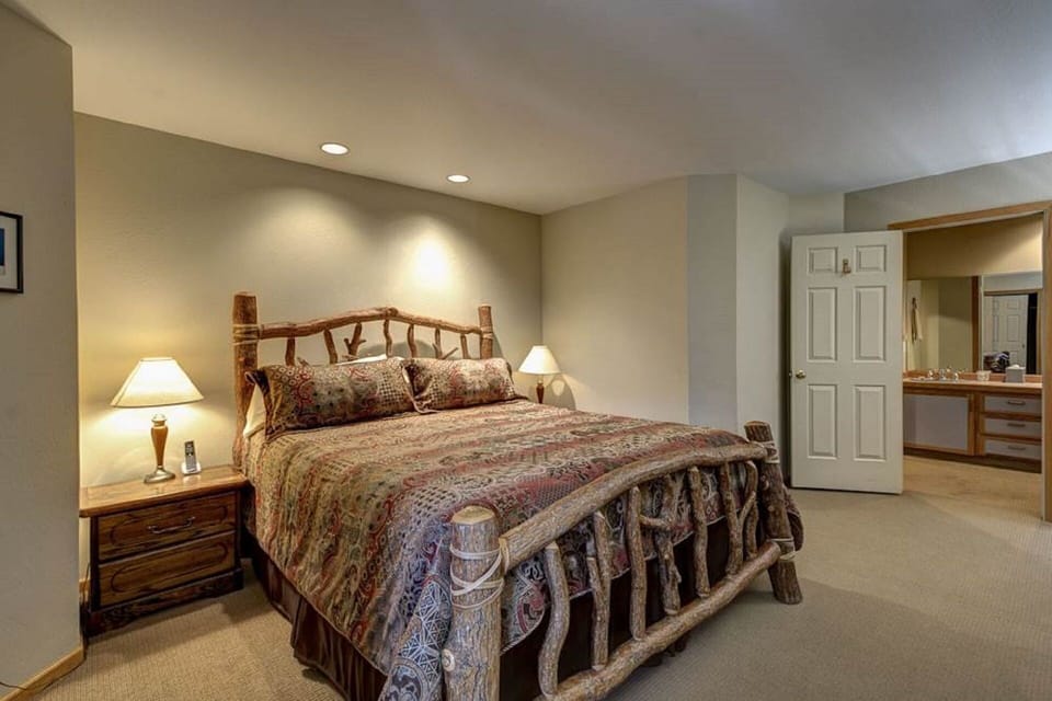 2nd bedroom.  King bed with ensuite bathroom