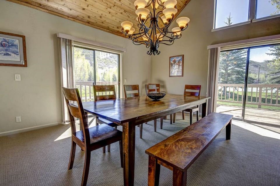 Formal dining room with seating for 10.
