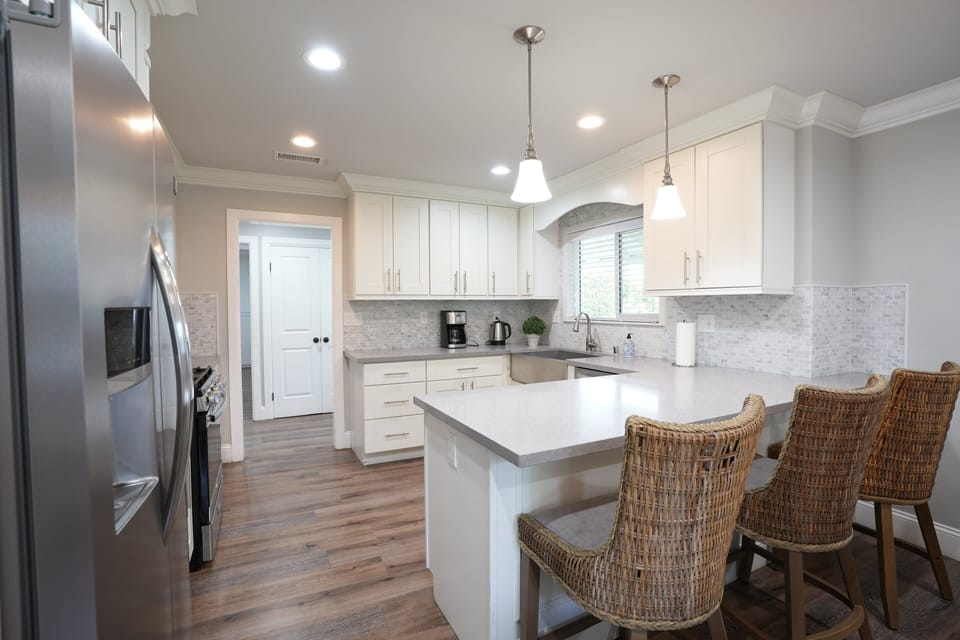 Open Concept Kitchen and Dining Room