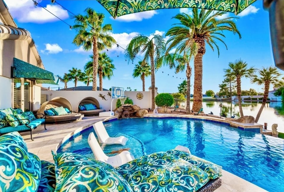 Relax or play, this heated resort like pool is perfect for all ages!