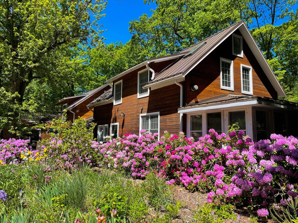 Come Experience Goldberry Woods! Flower gardens in bloom all season.