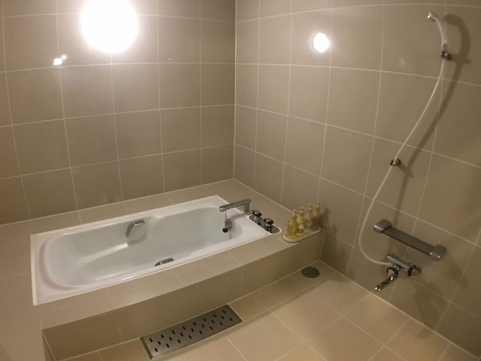 Basic Double Room | Bathroom amenities | Combined shower/tub, free toiletries, hair dryer, bathrobes