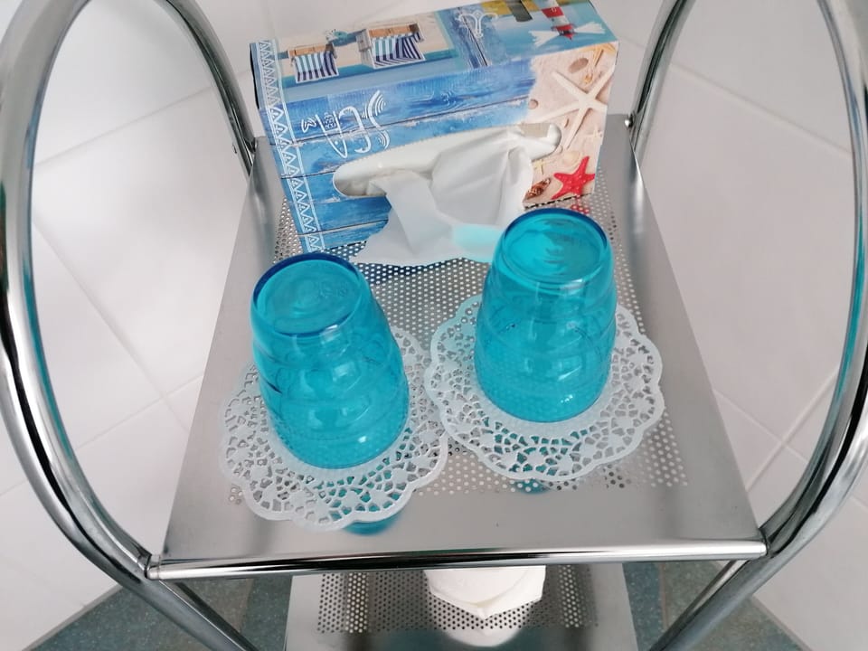 Comfort Double Room, Ocean View | Bathroom | Shower, free toiletries, hair dryer, towels