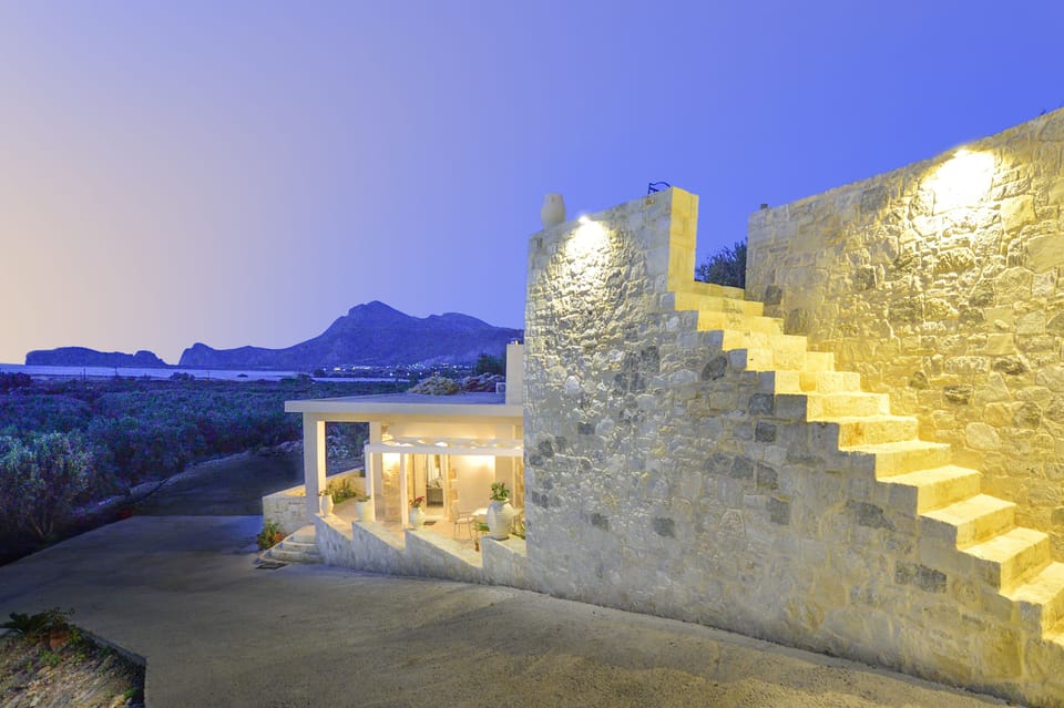 Front of property - evening/night