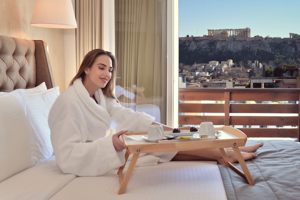Suite (Acropolis View and Hammam) | Hypo-allergenic bedding, minibar, in-room safe, individually decorated