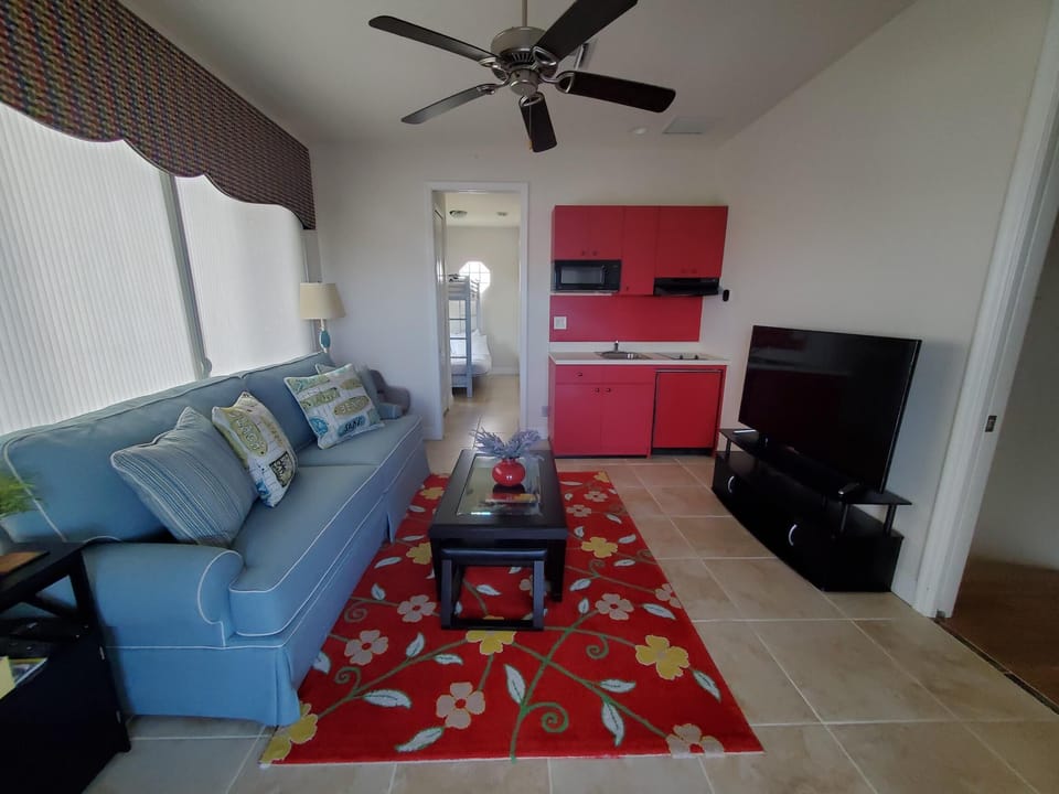 #5 Upstairs Suite Kitchenette, Fridge, Microwave, Stove,  Large TV, Pullout Sofa