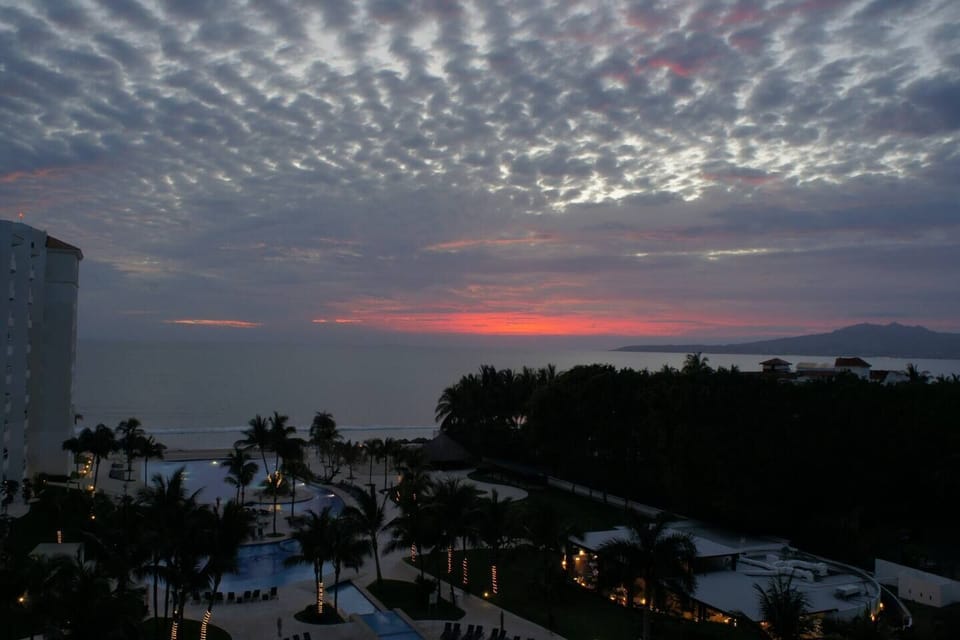 another amazing sunset view from our condo
