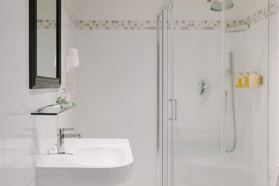 Superior Double Room | Bathroom | Shower, free toiletries, hair dryer, towels