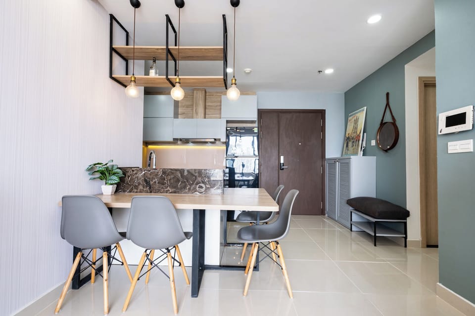 City Apartment, 2 Bedrooms | Private kitchen | Fridge, microwave, stovetop, electric kettle
