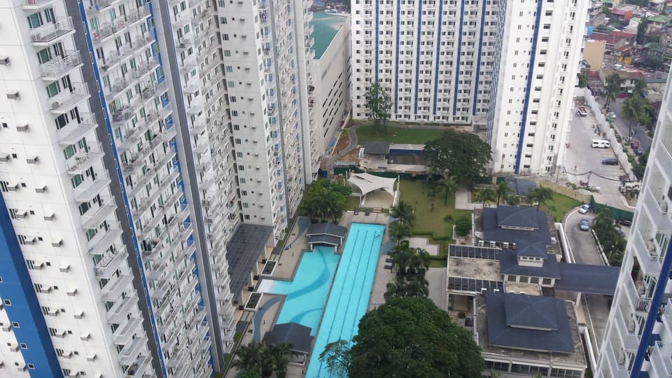 View of the Pools from the porch
