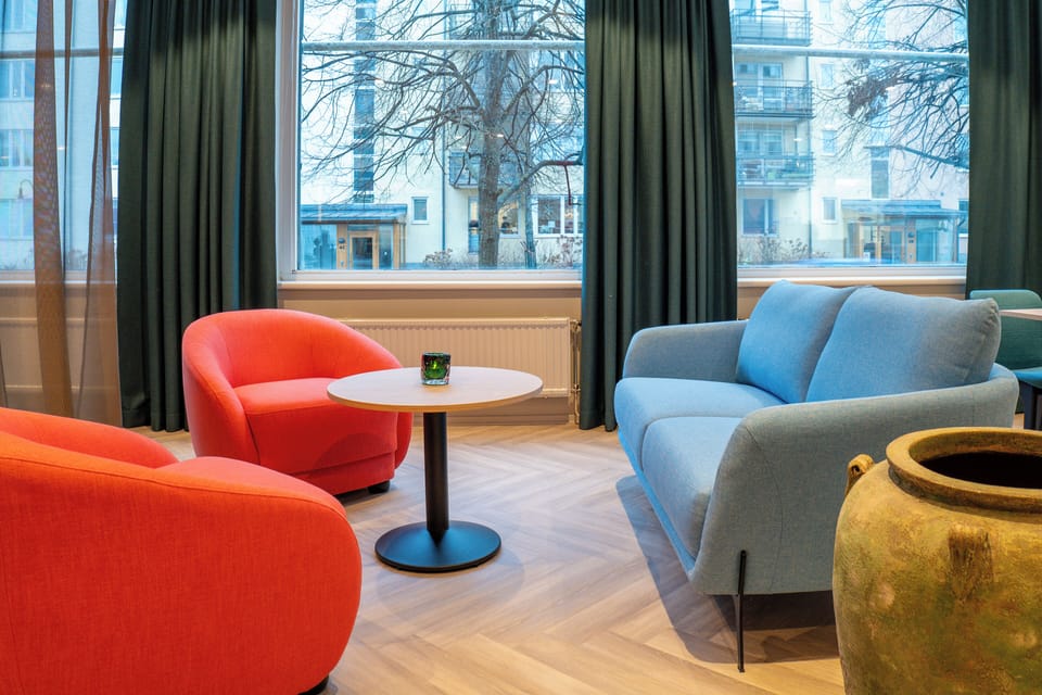 Lobby sitting area