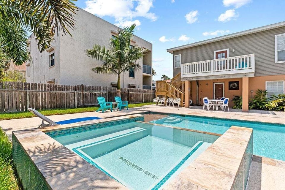 Relax in your private heated pool, perfect for swimming and soaking up the South Texas sunshine.