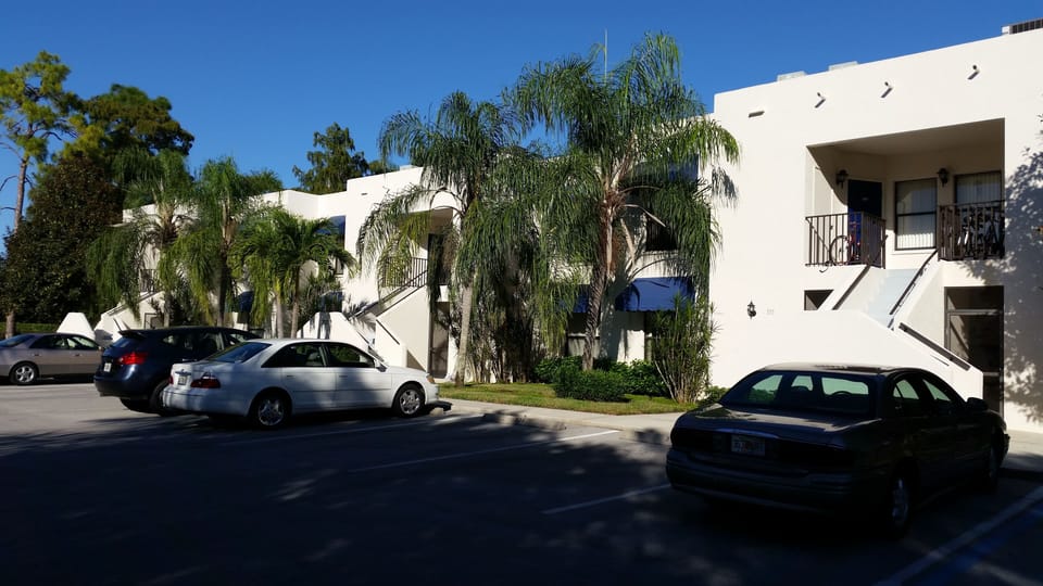 Front of the condo