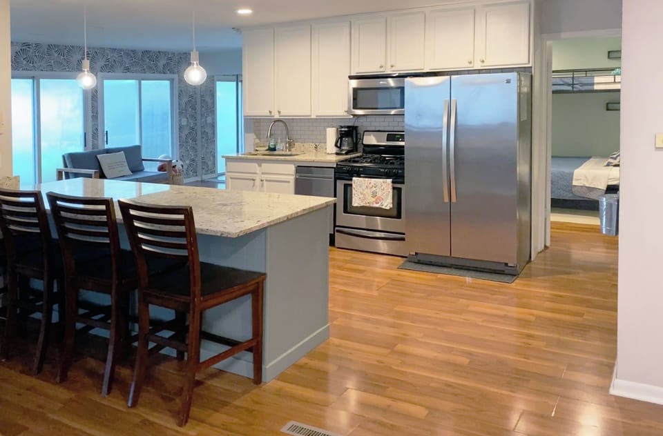 Modern Kitchen with a Large Island.