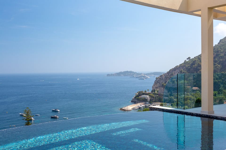 View on st Jean Cap Ferrat