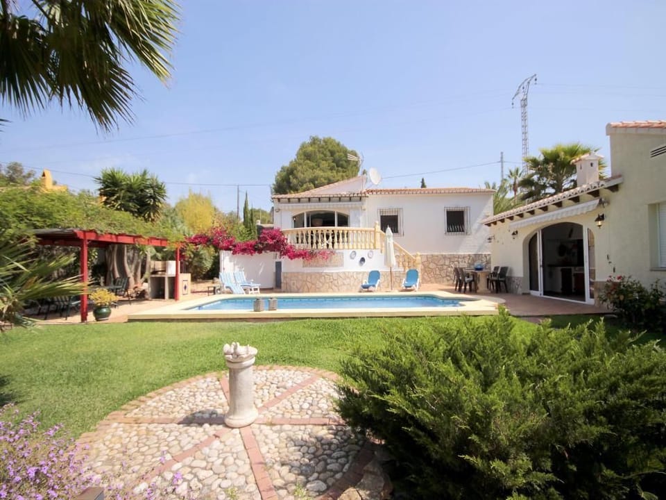 Garden and swimming pool