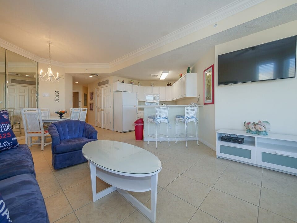 Living Room, Dining Area and Kitchen at 2508 SeaCrest