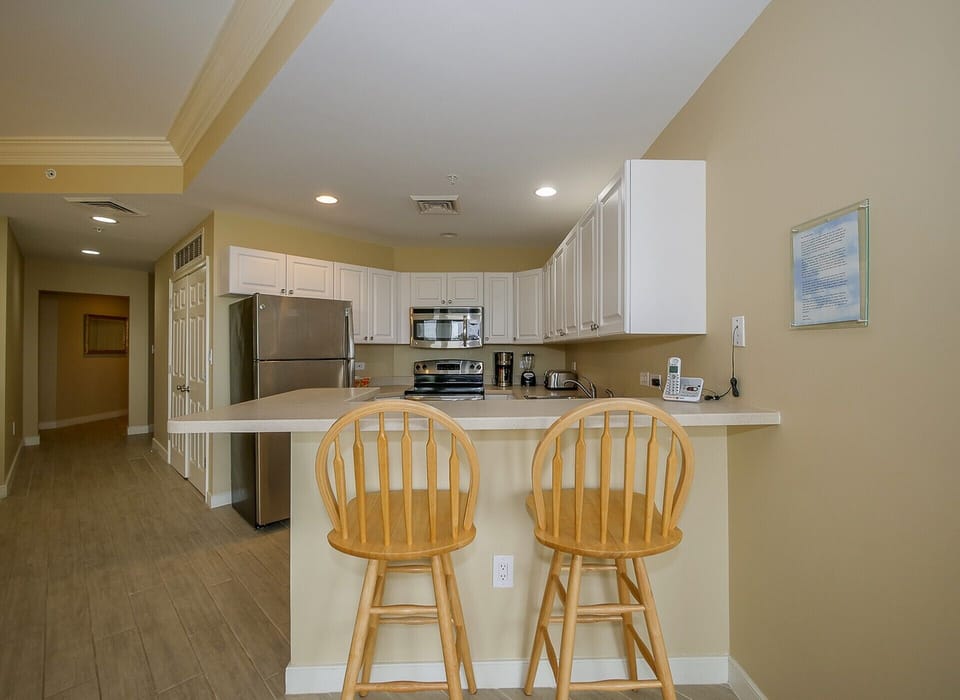 Kitchen with Breakfast Bar at 2510 Sea Crest
